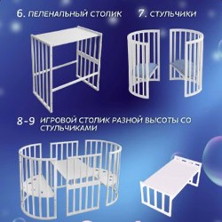 Детская кроватка-трансформер - фото 3