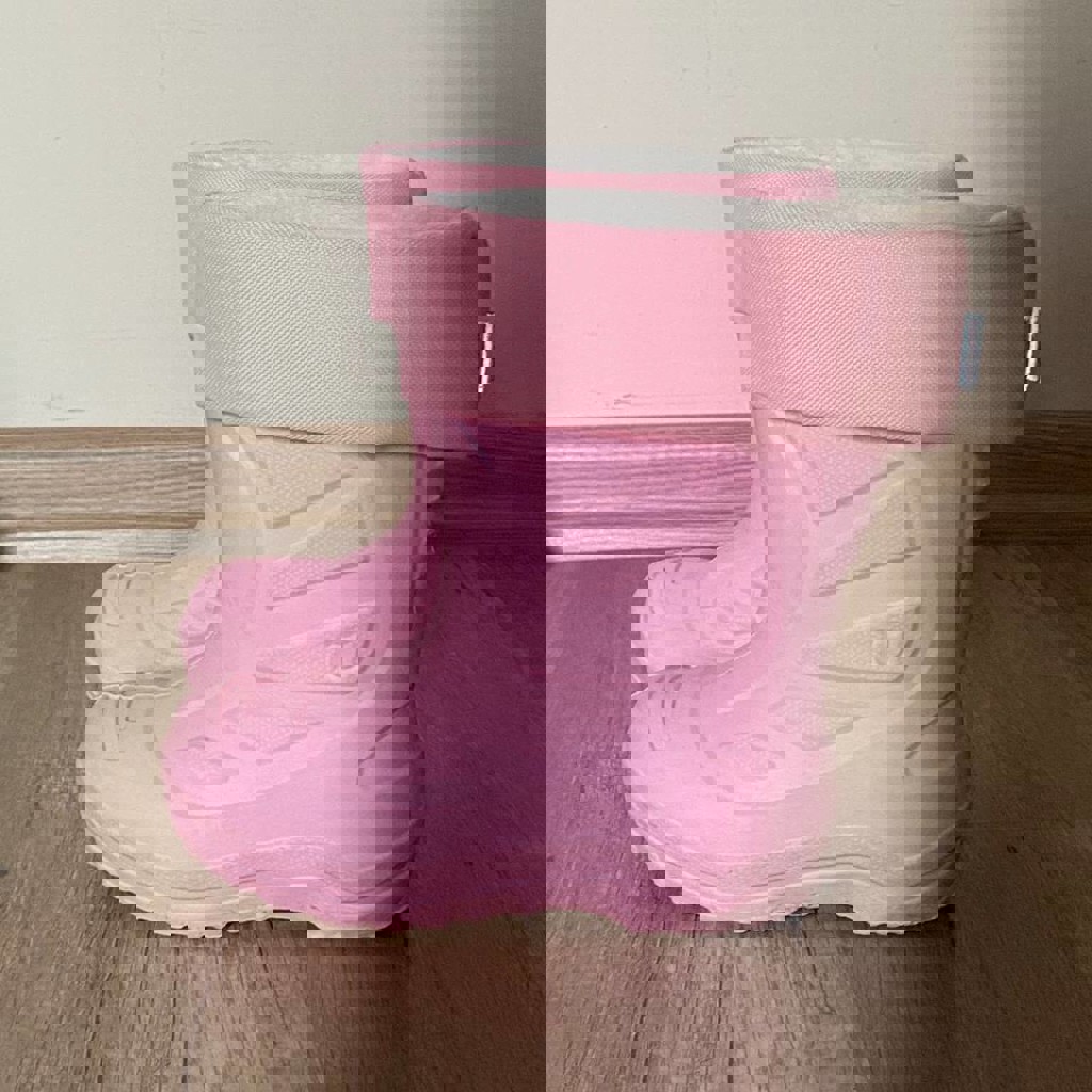 Сапоги резиновые розовые