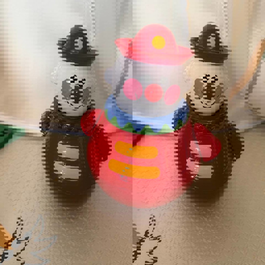 Клоун неваляшка и шар конструктор