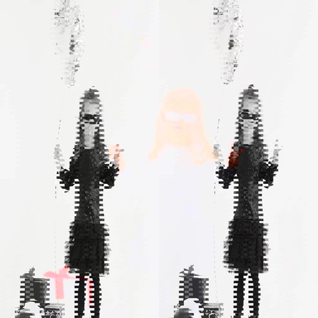 Платье с пайетками