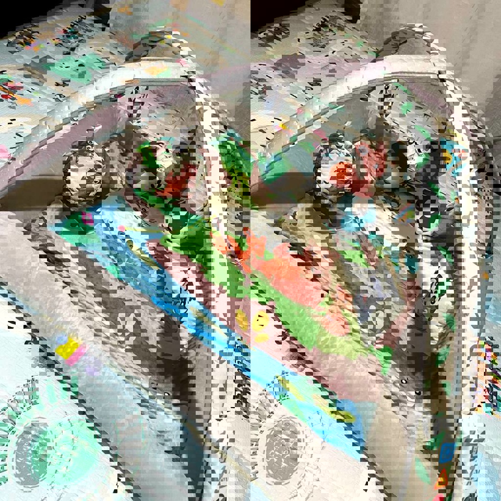 Развивающий коврик манеж для малышей 0+