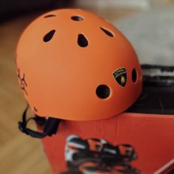 Роликовые коньки + шлем + наколенники Lamborghini - фото 4