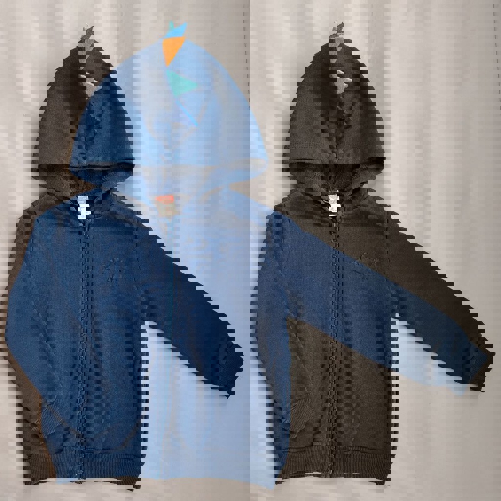 Толстовка синяя