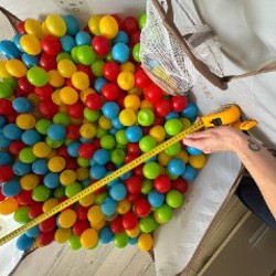 Складной сухой бассейн с шариками - фото 3