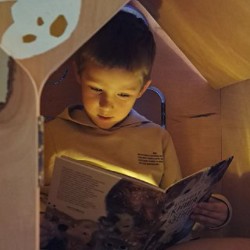 Детский игровой домик с бизи-бордом - фото 3