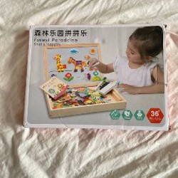 Деревянная магнитная доска для рисования - фото 2