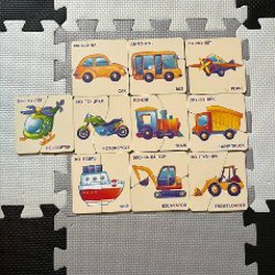 Пазлы для малышей половинки Радуга Кидс транспорт - фото 3