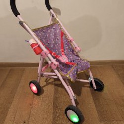 Коляска со светящимися колесами - фото 2
