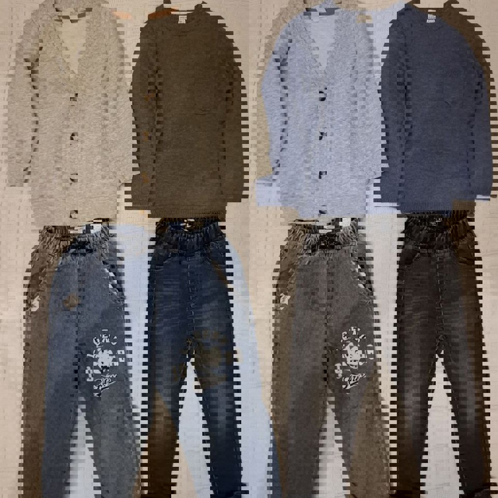 Серый джемпер H&M