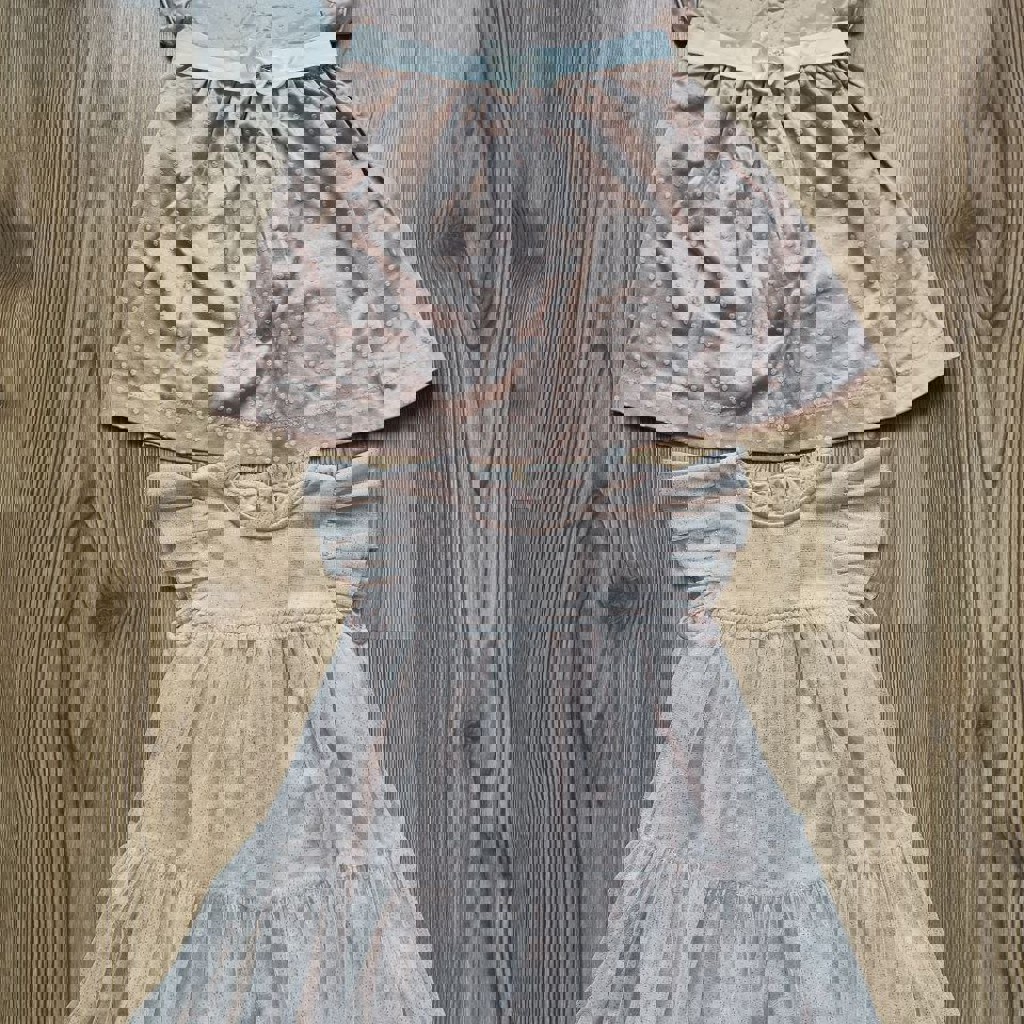 Персиковые сандалии