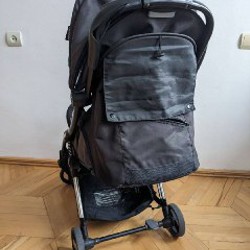 Кроватка детская складная (серо-коричневая) - фото 3