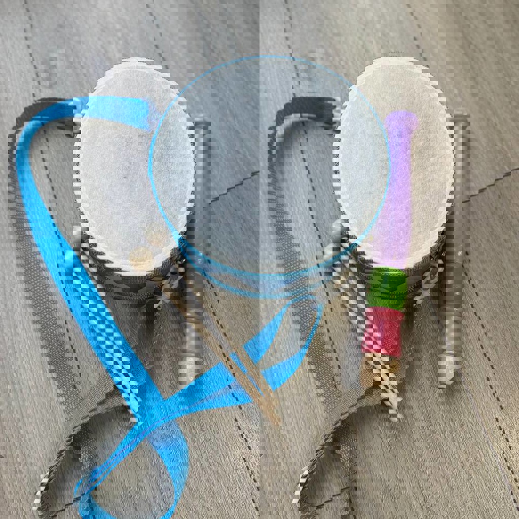 Детский барабан с флейтой