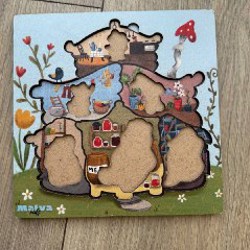 Двухуровневый вкладыш-пазл яйца - фото 2