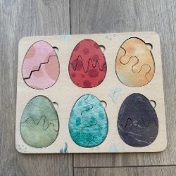 Двухуровневый вкладыш-пазл яйца - фото 7