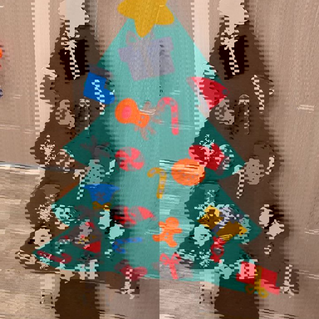 Ёлка с липучками