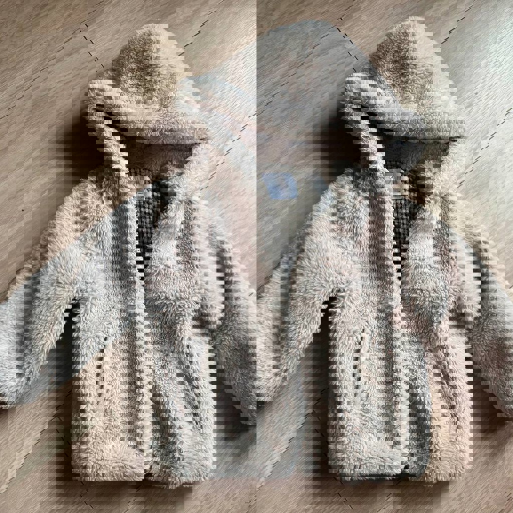 Шубка с эко меха