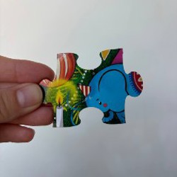 Деревянный пазл «новогодняя елочка» - фото 3