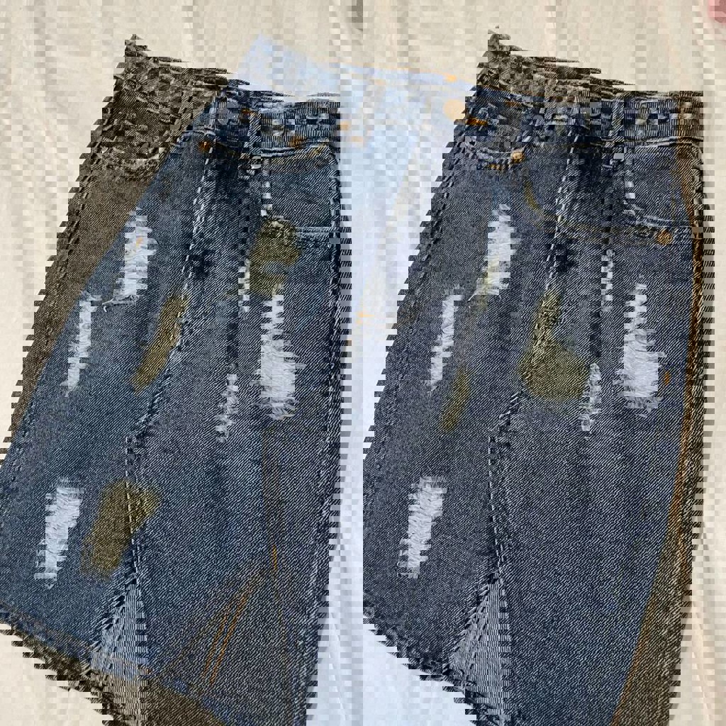 Джинсовая юбка