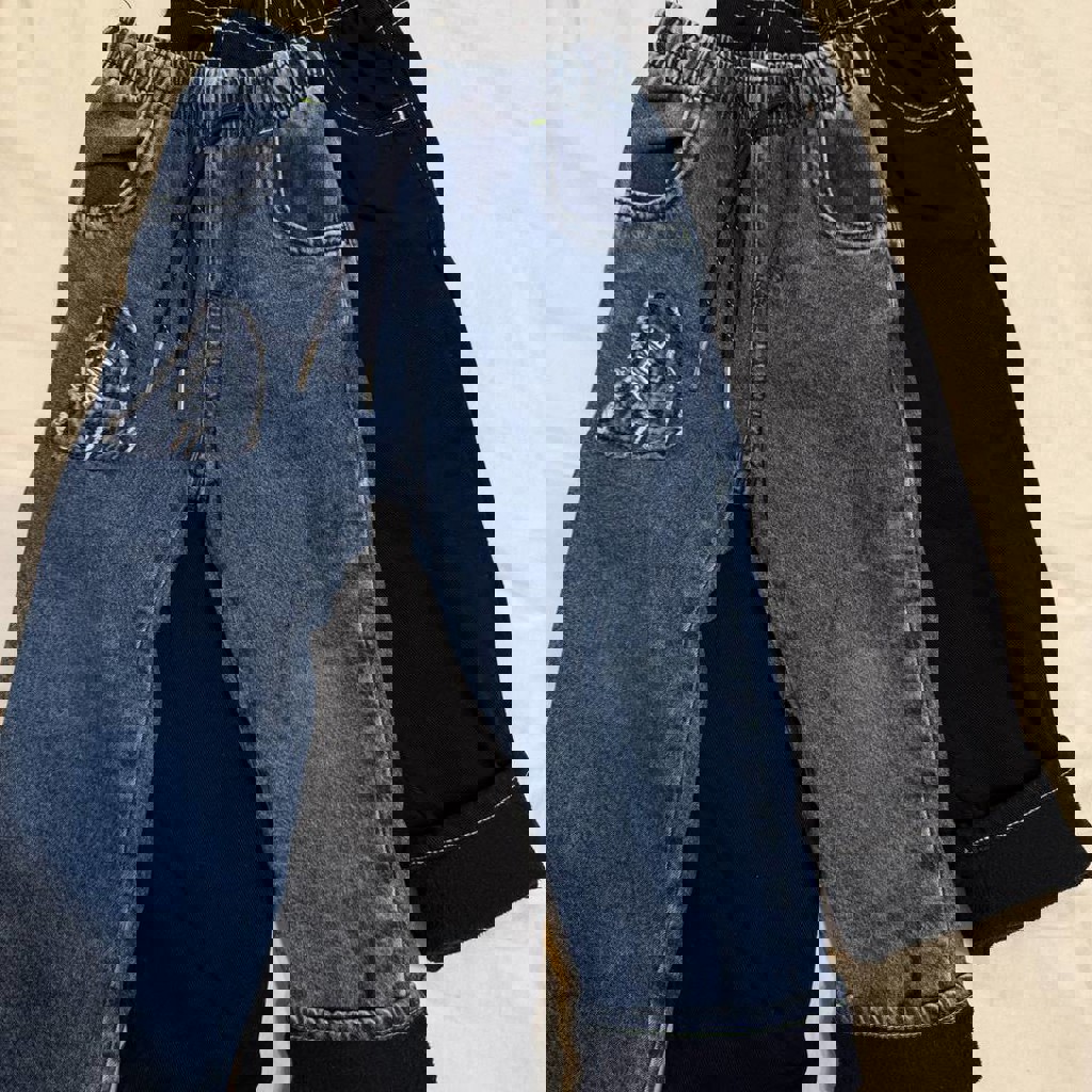 Джинсы GJ утепленные