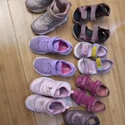 Кроссовки фиолетовые - фото 1