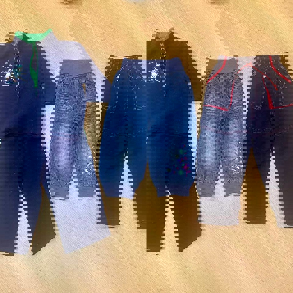 Теплые джинсики