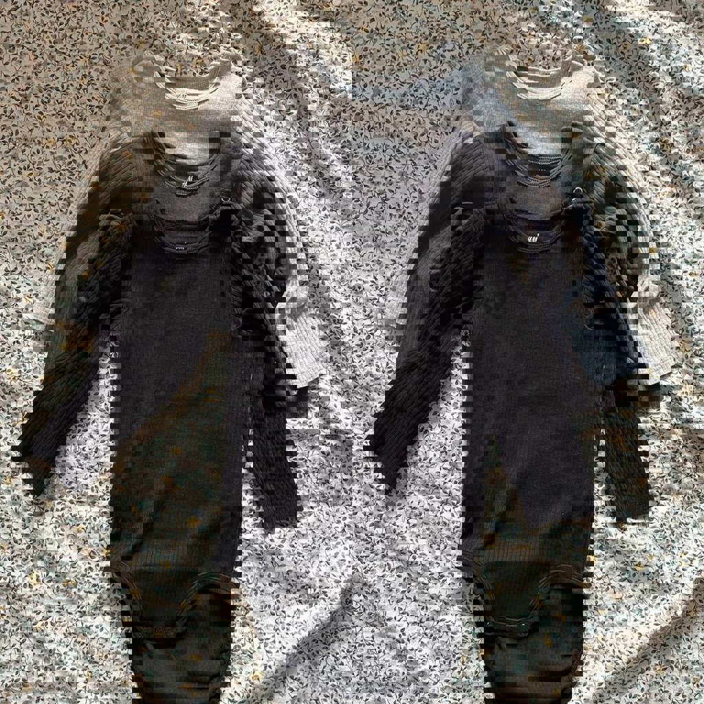 Боди с длинным рукавом H&M