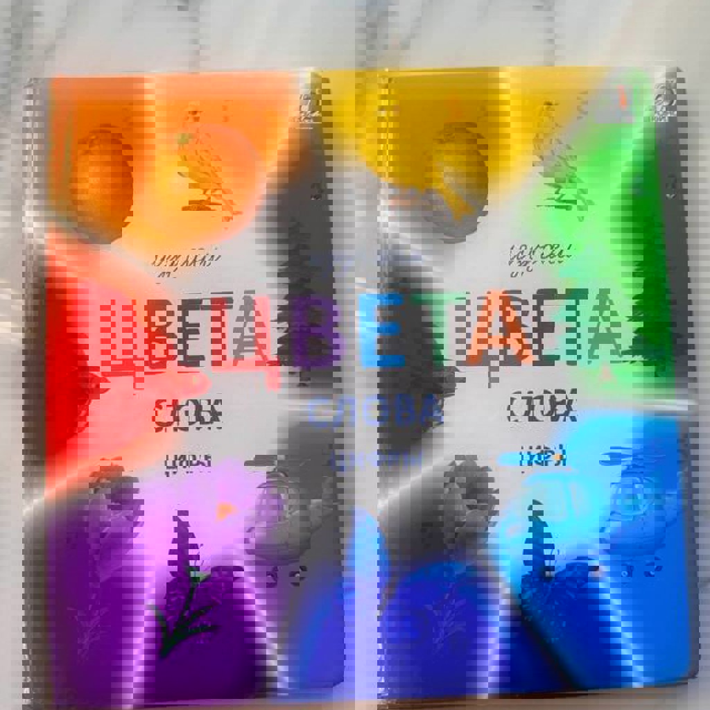 Книга цвета слова цифры