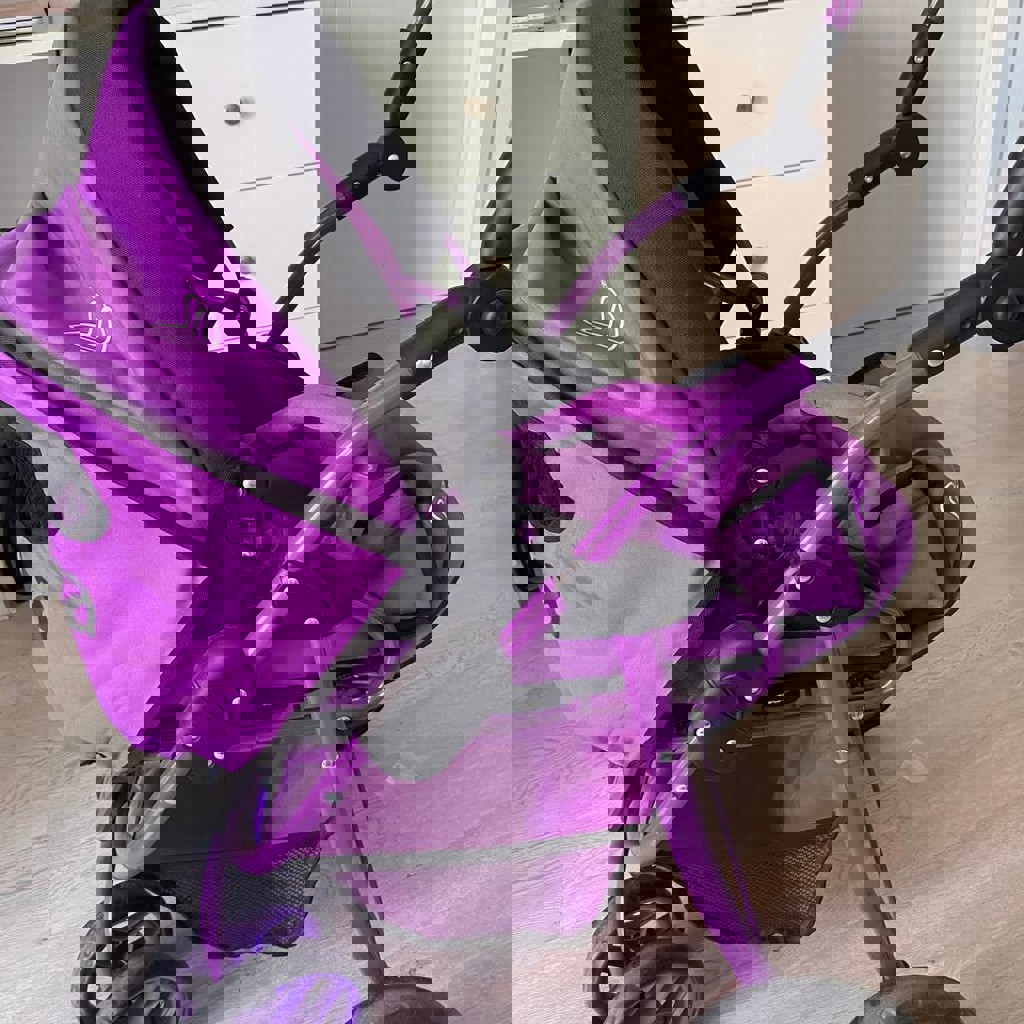 Кукольная коляска 2в1