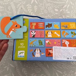 Djeco пазлы (кто что ест) - фото 2