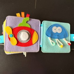 Развивающая книжка из фетра - фото 3