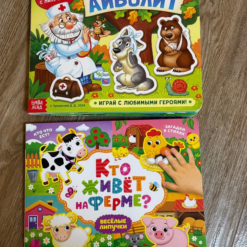 Книги с липучками