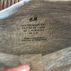 Футболка H&M серого цвета - фото 3