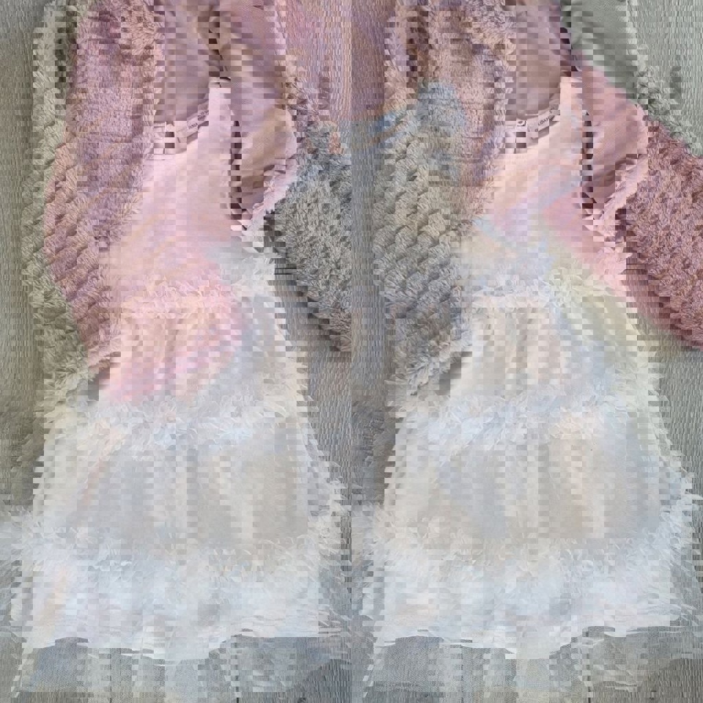 Платье светло-розовое