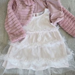 Платье светло-розовое - фото 1