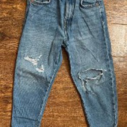 Джинсы синие - фото 3