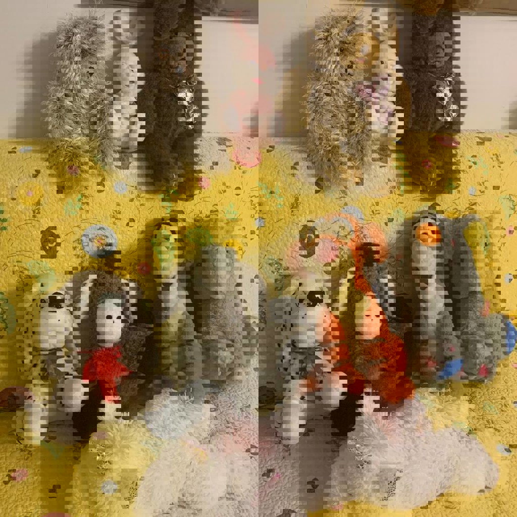 Розовый зайчик