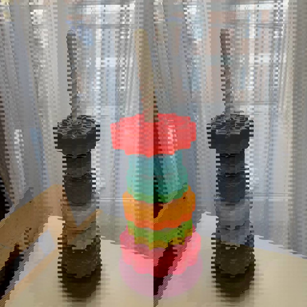 Пирамидка “Веселые шестеренки”