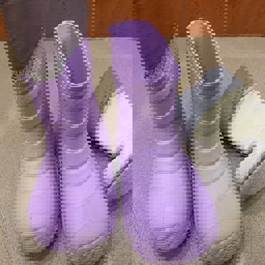 Сапожки резиновые с носочками