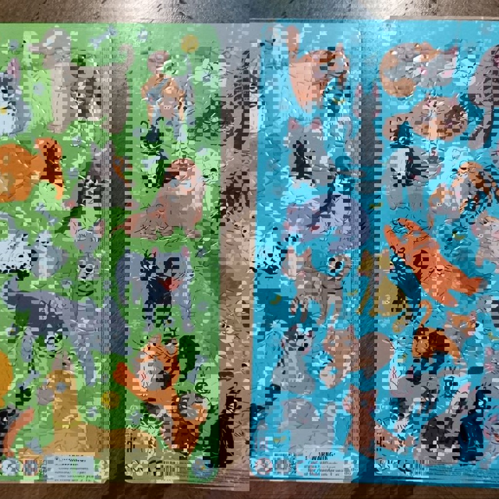 Пазлы с кошками и собаками