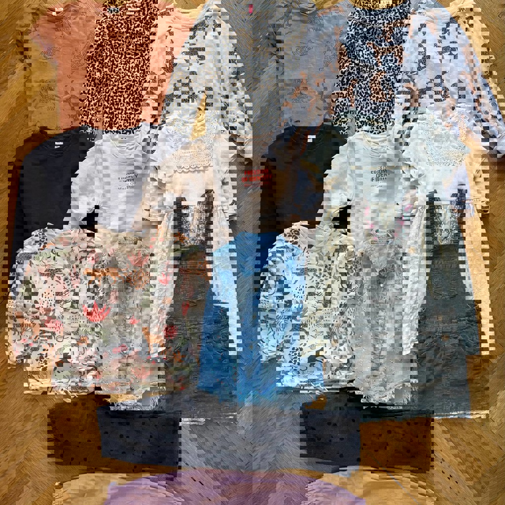 Вещи пакетом на девочку 104-110