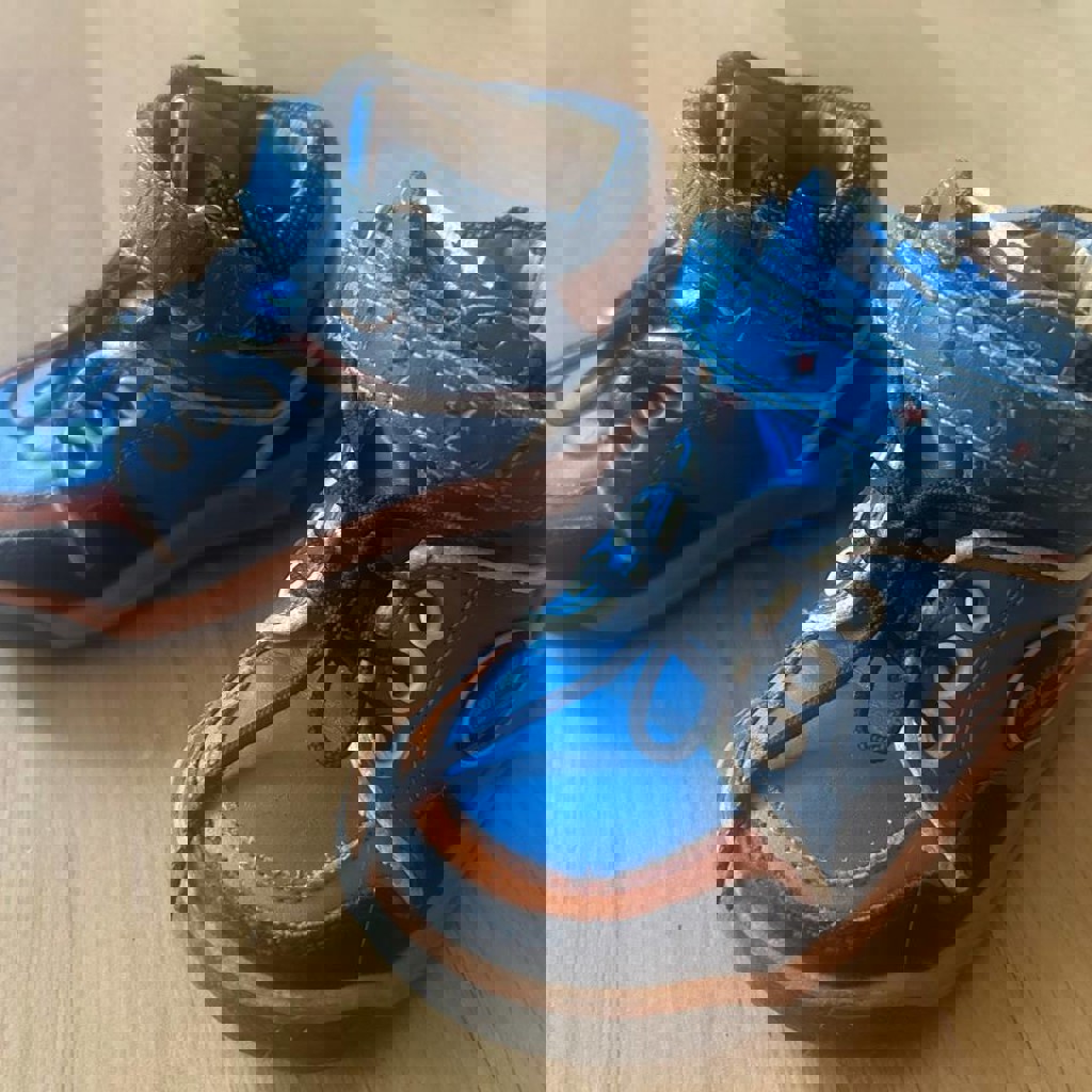 Розовые кожаные туфли с ортопедической стелькой