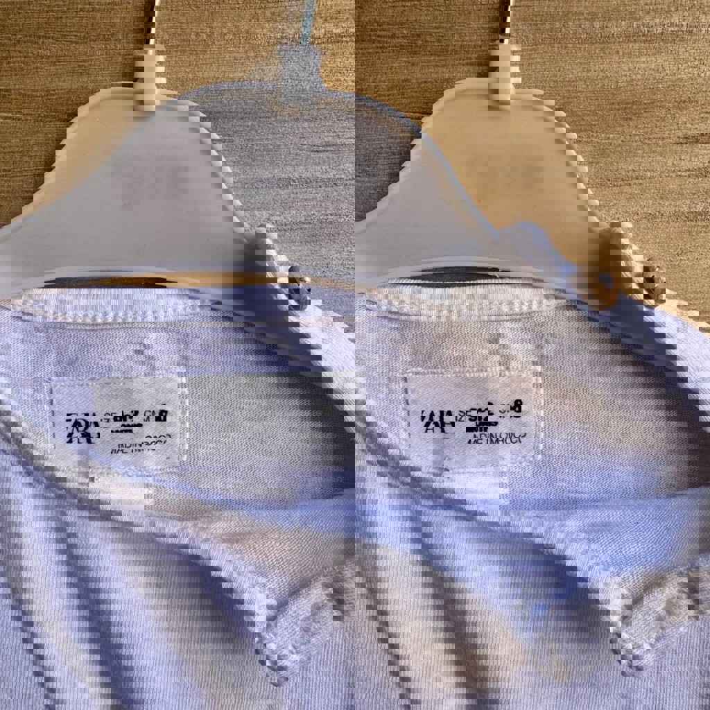 Базовая белая унисекс майка