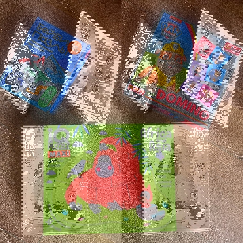 Набор пазлов и домино 'Щенячий патруль'