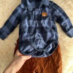 Рубашка-Боди и утепленные штаны - фото 3