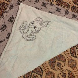 Красное одеяльце с мишками - фото 6