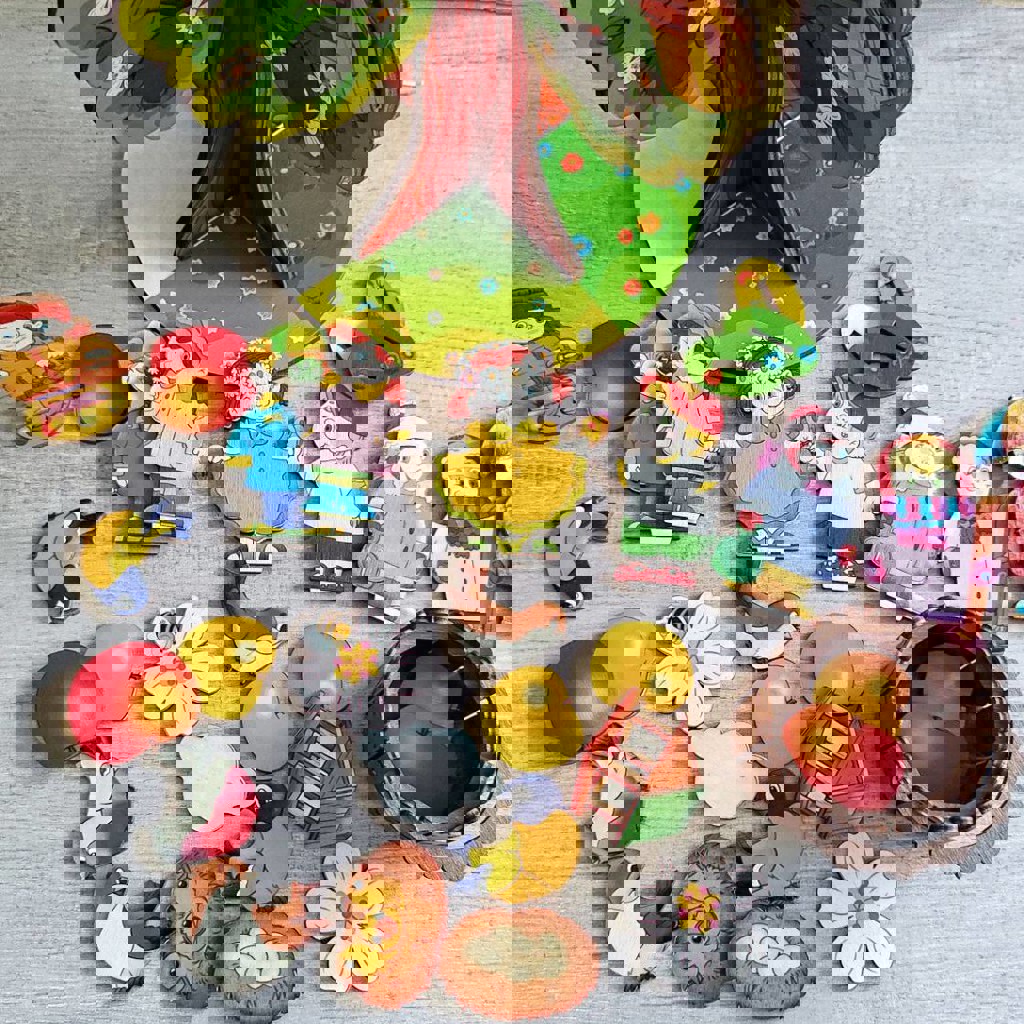 Развивающая деревянная игра