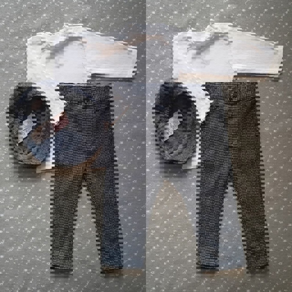 Кепка с узором шеврон