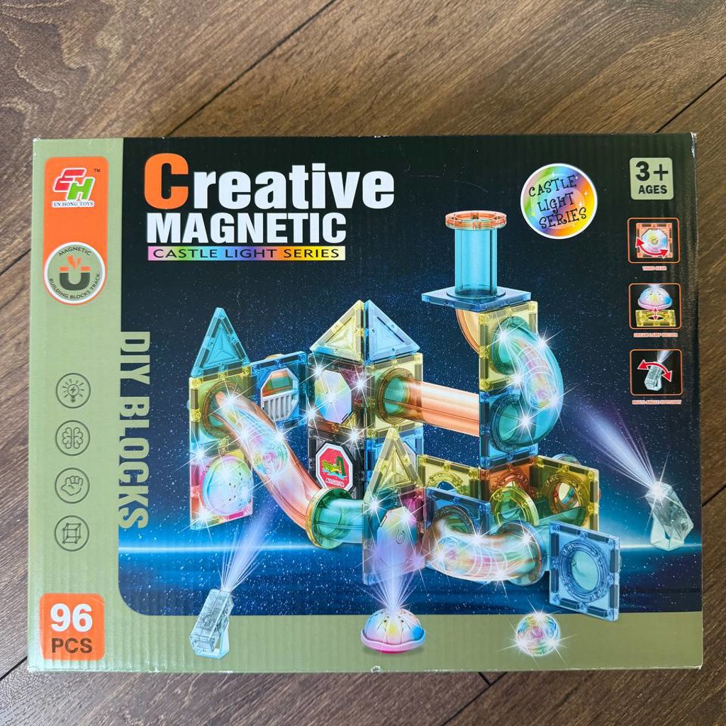 Магнитный конструктор «Creative Magnetic Castle Light Series»