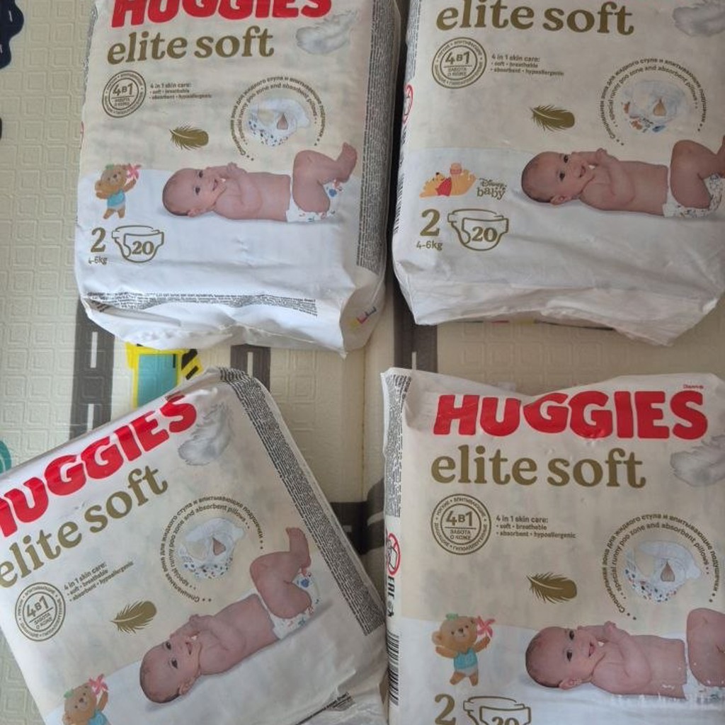 Памперсы Huggies Elite Soft 2