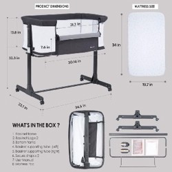 Приставная люлька Quantix Baby Bassinet - фото 2